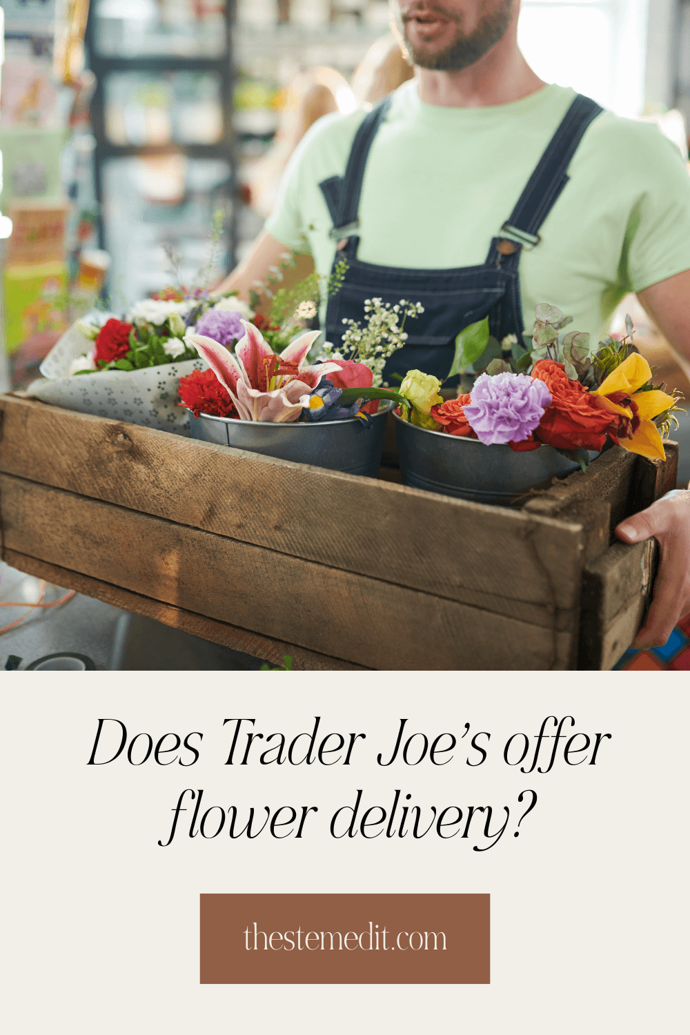 does trader joes offer flower delivery
