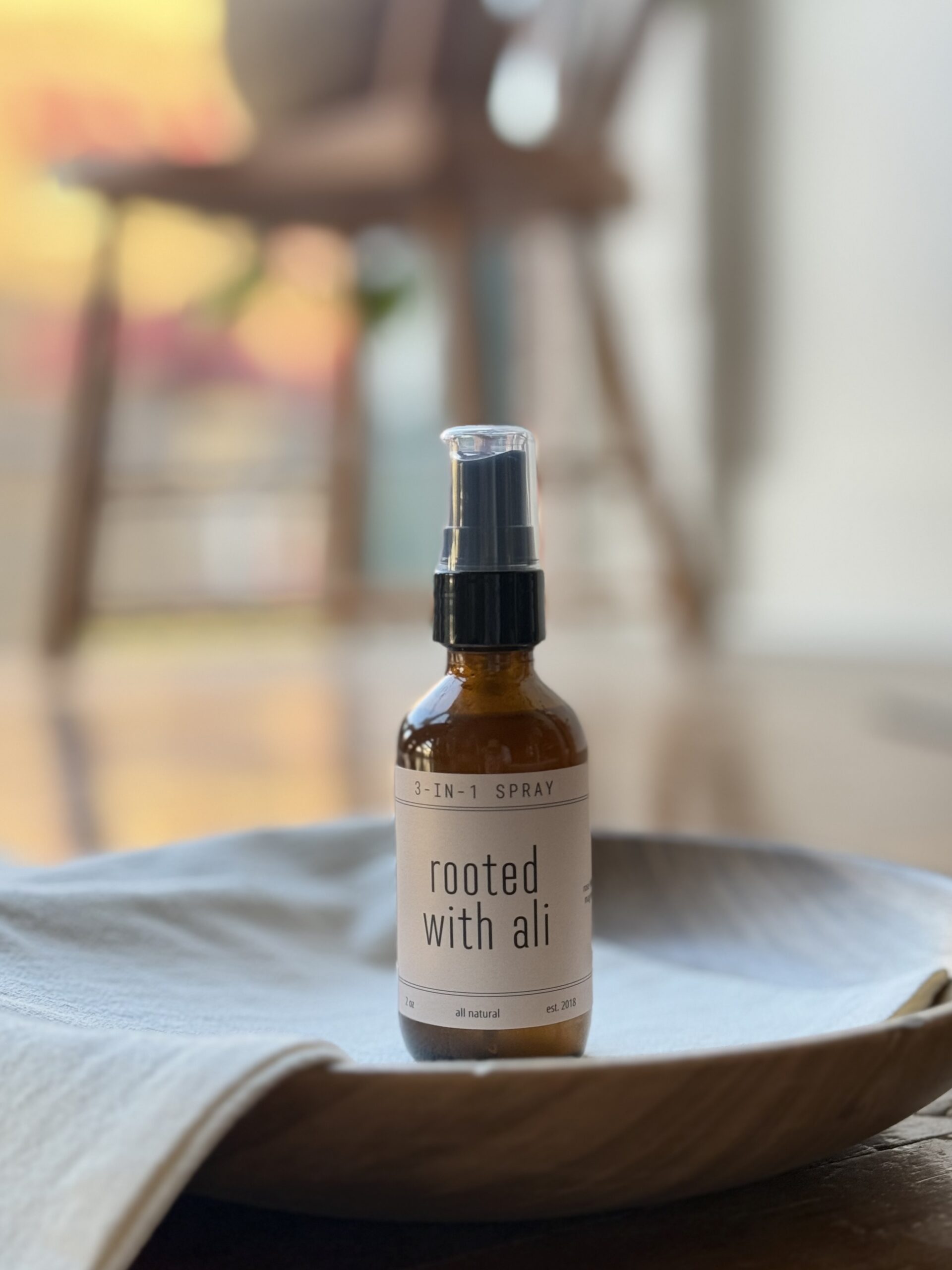 3 - in- 1 botanical spray on shelf