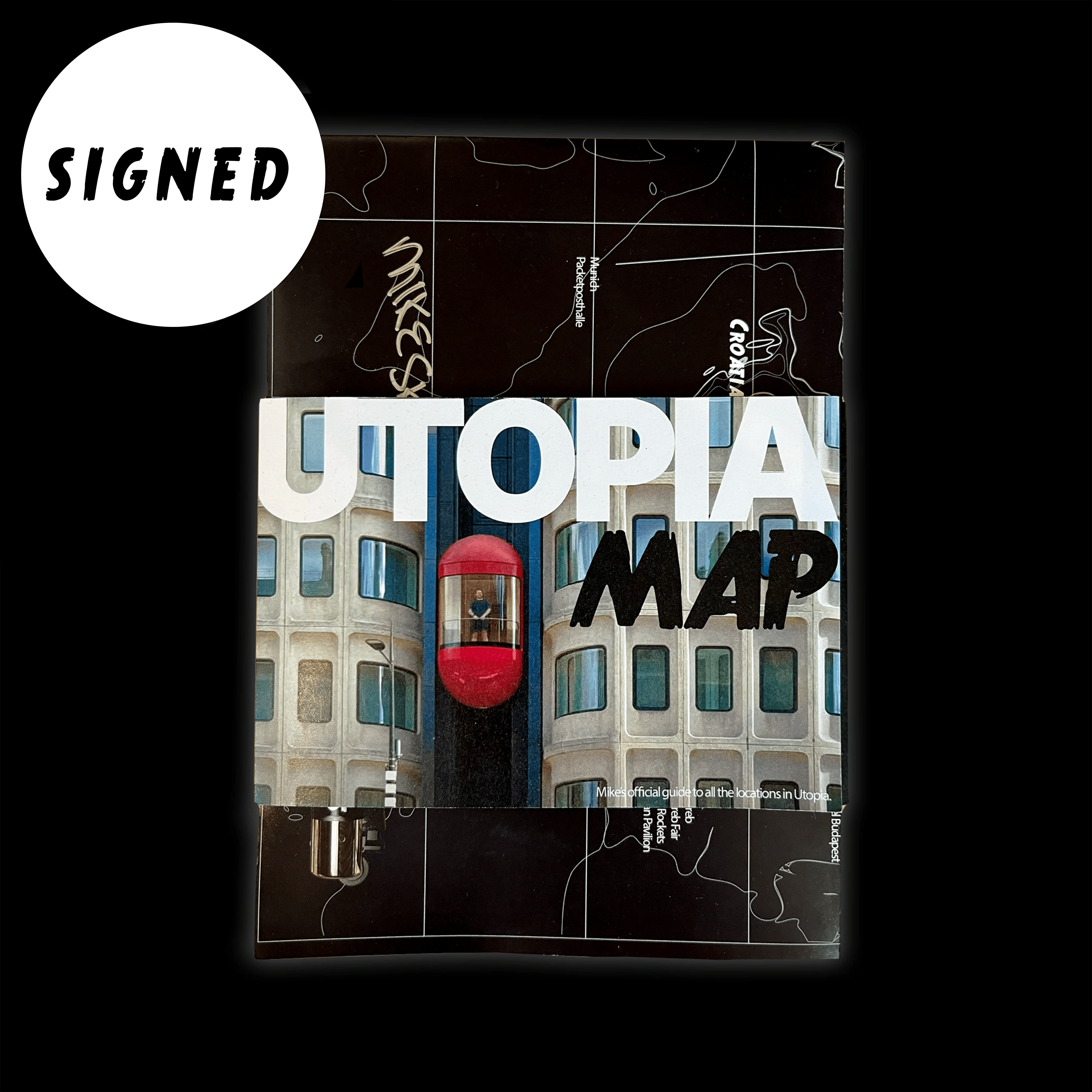 Signed Utopia Map The Streets Official Store The Streets Official Site Withsigned 