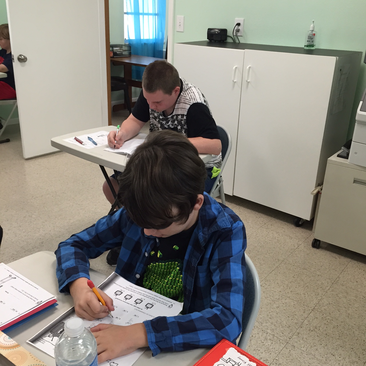 Students Working at The Study Center