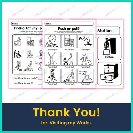 Push and pull activities for kindergarten