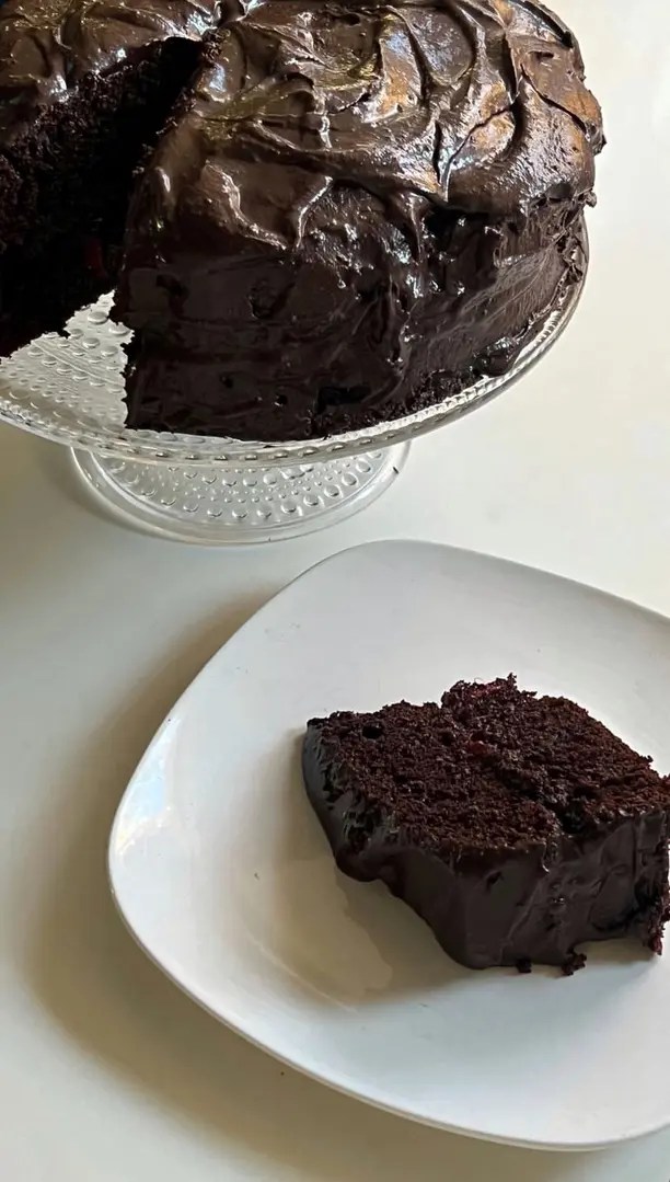 The Best Moist Dutch Cocoa Chocolate Cake recipe