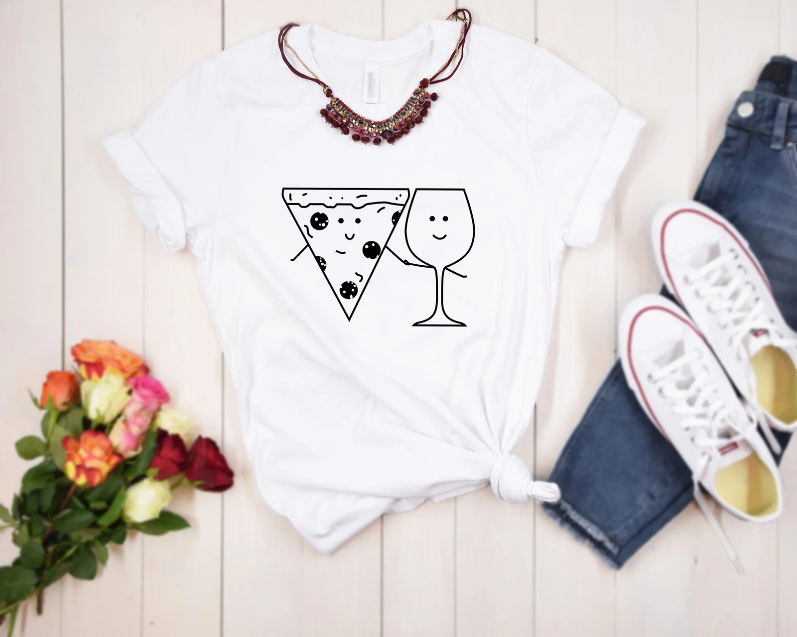 Pizza Slice Wine Glass SVG – The SVG Prints