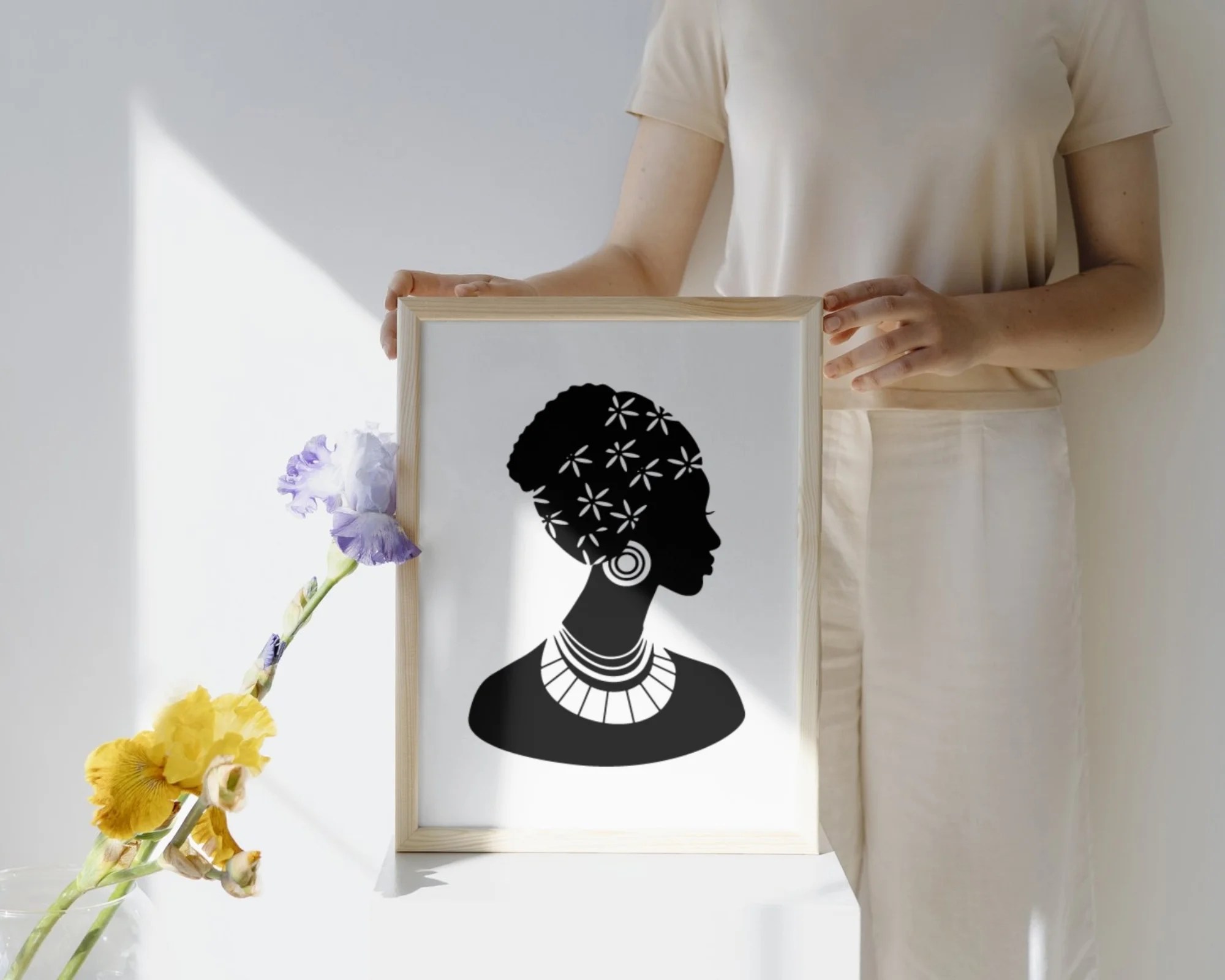 Black Women Silhouette SVG Bundle – The SVG Prints