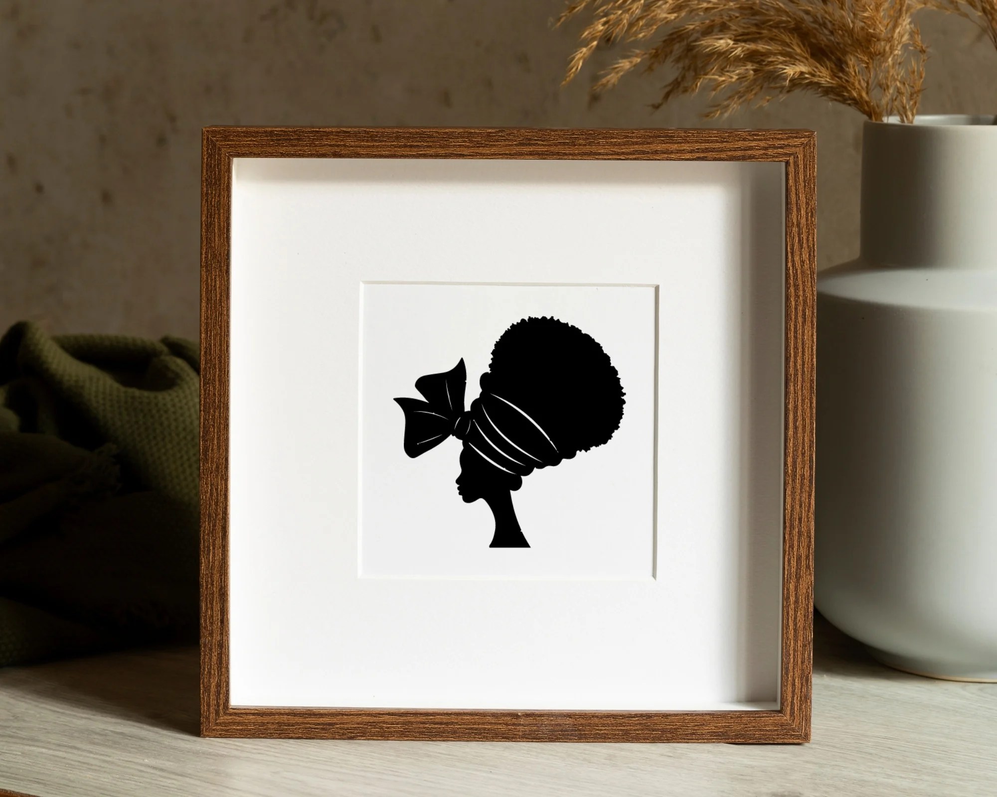 Black Women Silhouette SVG Bundle – The SVG Prints