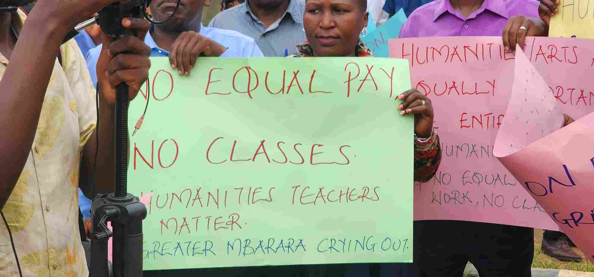 We're Too Poor To Rise Your Salaries, Better Go Back To Classes Or Be Fired-Gov't Warns Striking Teachers