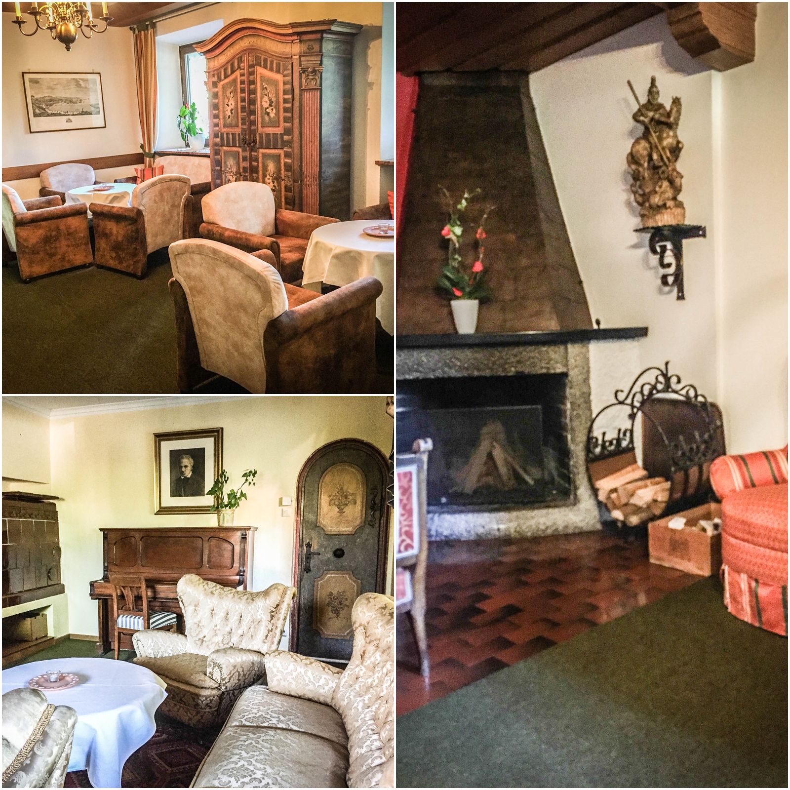 Collage of the Hotel Kurschner