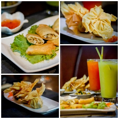 collage of Vietnamese food in the Restaurant Pho 88