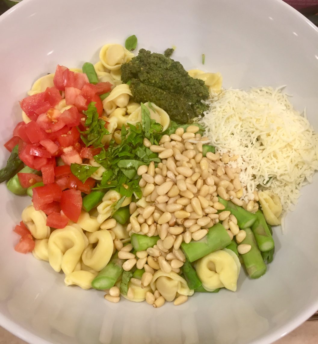 Tortellini Pasta Salad with Pesto and Asparagus The Teacher's Table