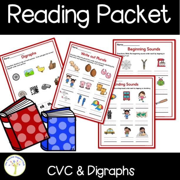 cvc & Digraphs worksheet