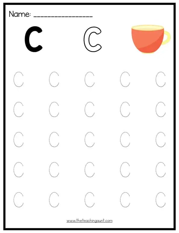 uppercase letters tracing worksheets set 1 the
