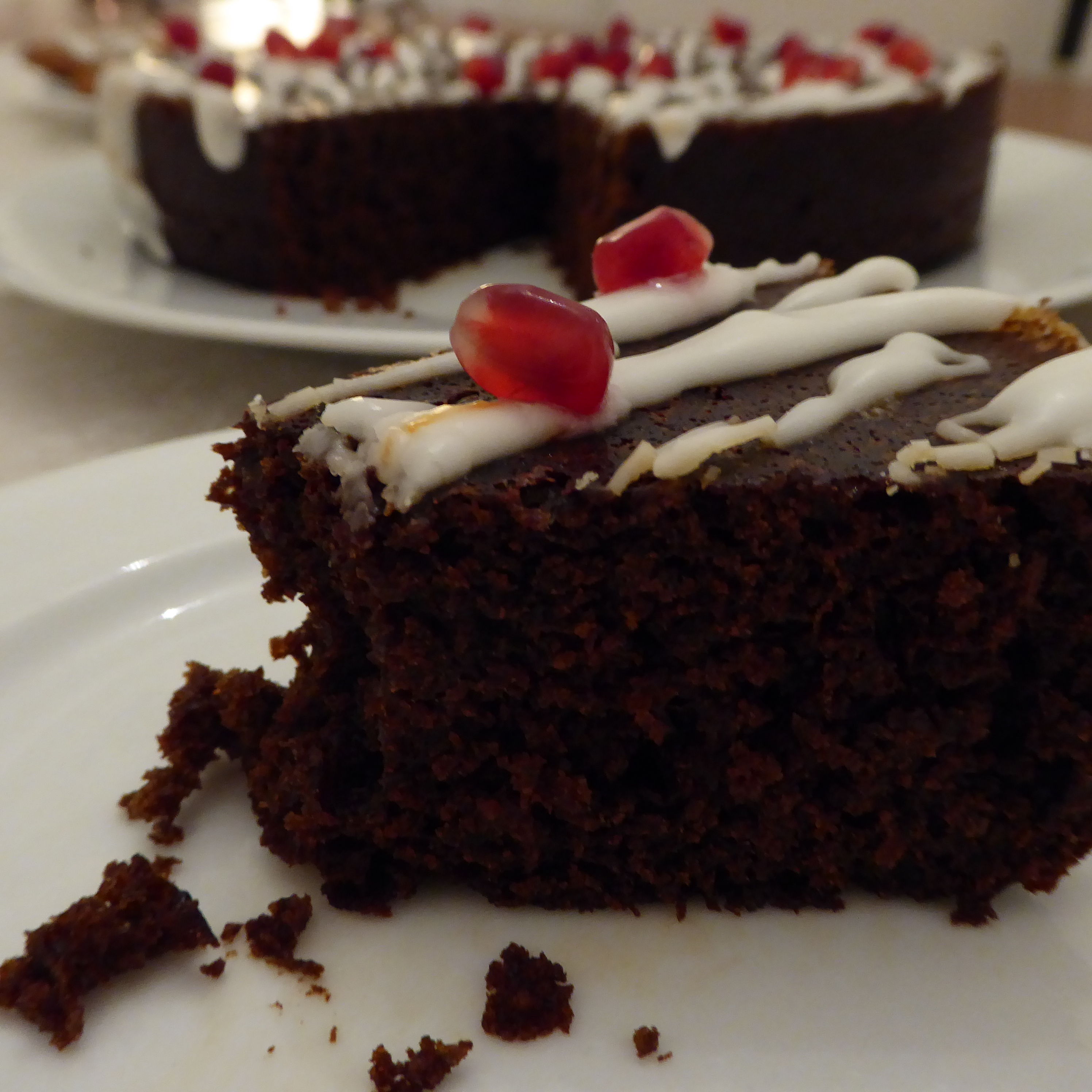 Slice of ginger cake