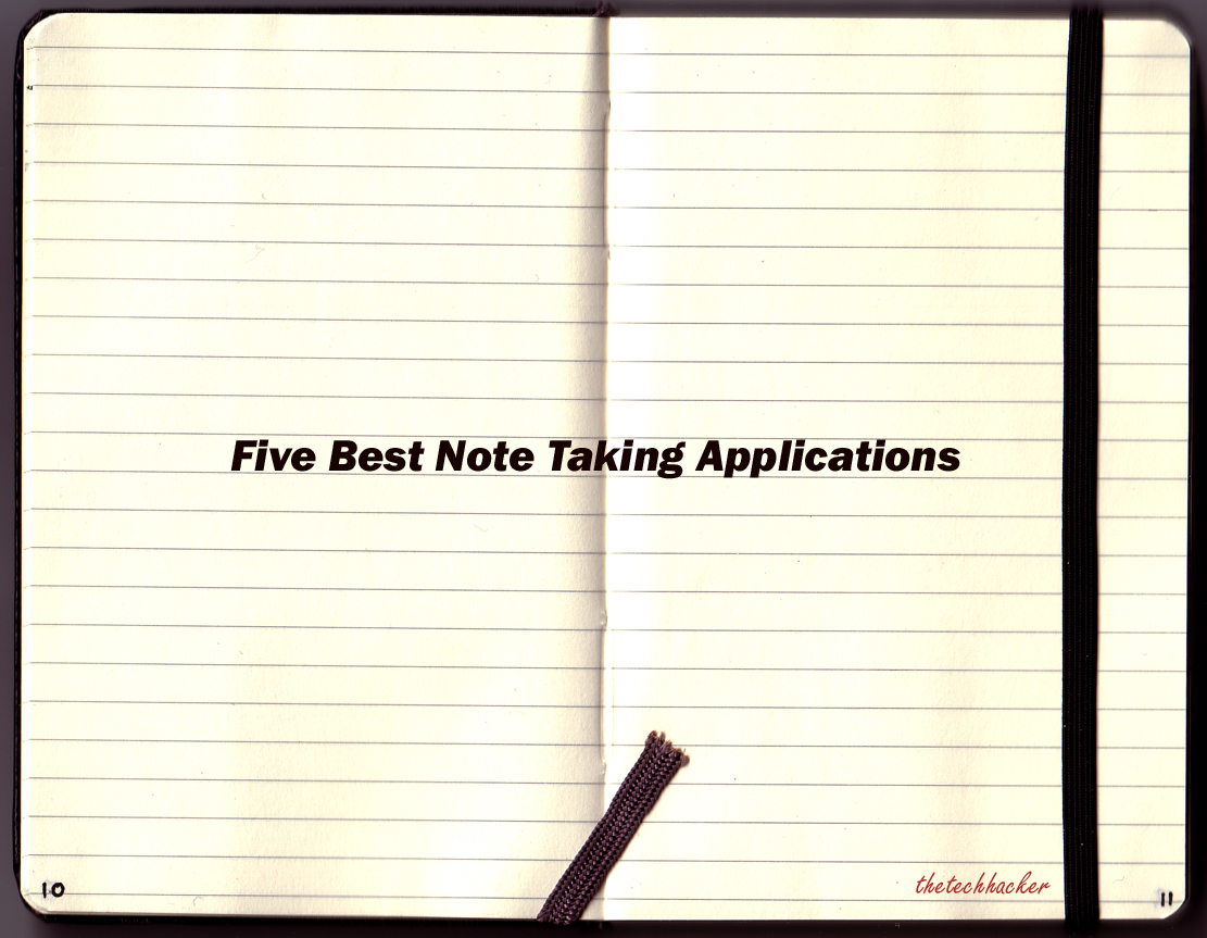 Best note taking applications thetechhacker