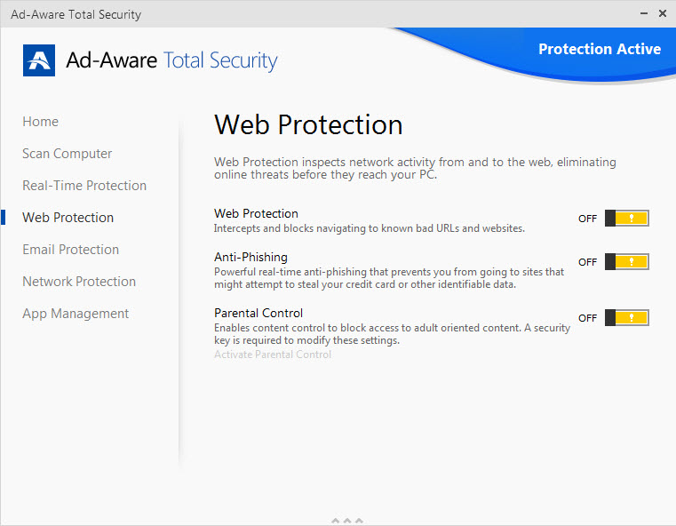 Ad-Aware Web Protection