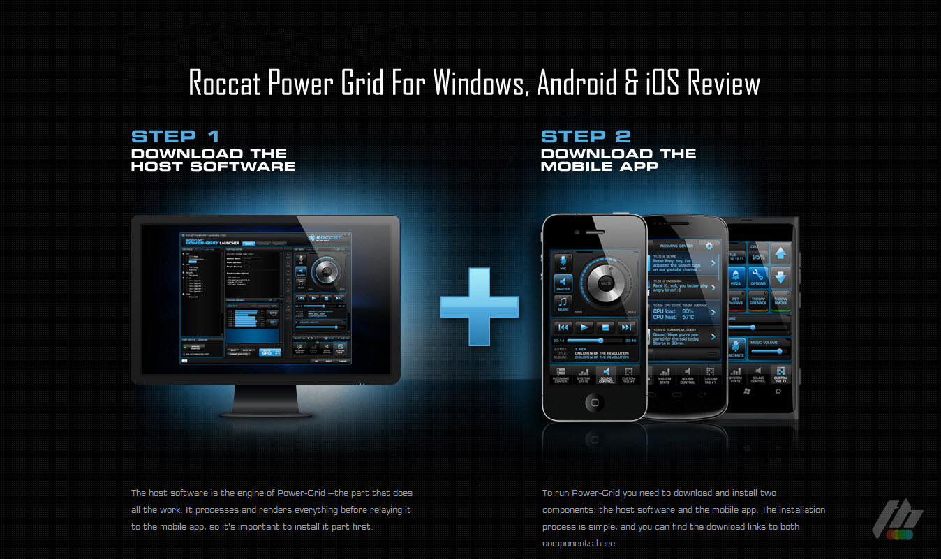 Powerful And Customizable PC Remote Control Roccat Power Grid For Android & iOS Review