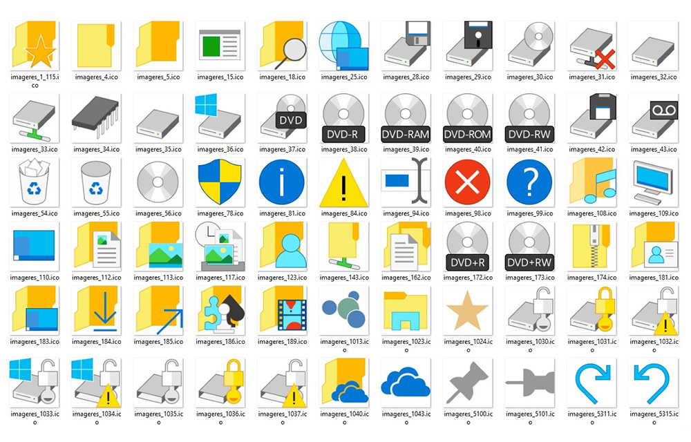 How to change icons in Windows