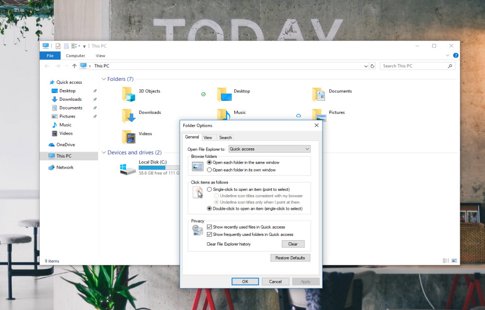 How to fix “Working on it” message in Windows 10 File Explorer