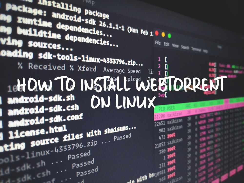 How to Install WebTorrent on Linux