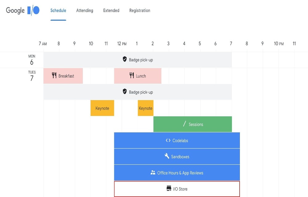 Google IO 2019 schedule