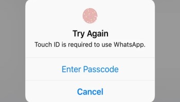 Lock WhatsApp on iOS