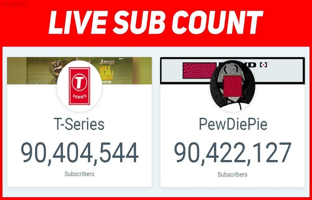 T-Series vs PewDiePie