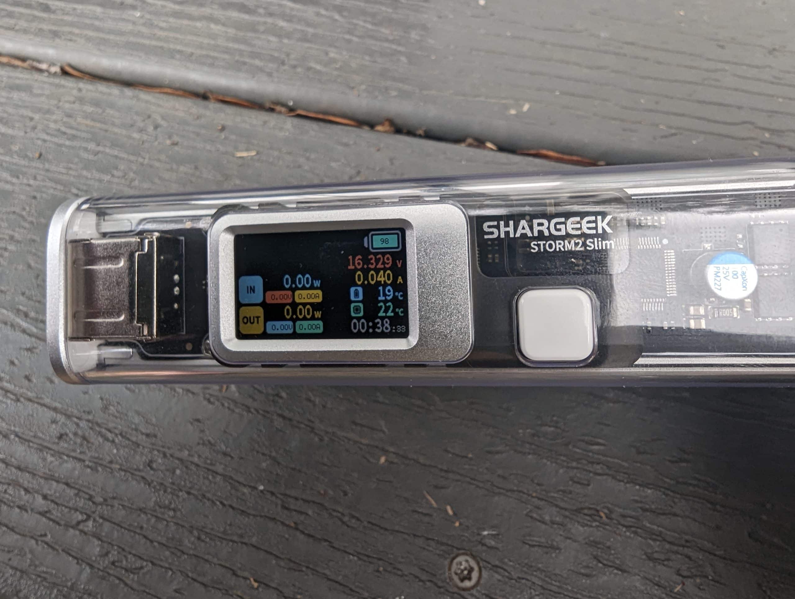 SHARGEEK「STORM2」 Shargeek Storm 2 Slim Battery Pack review | AndroidGuys