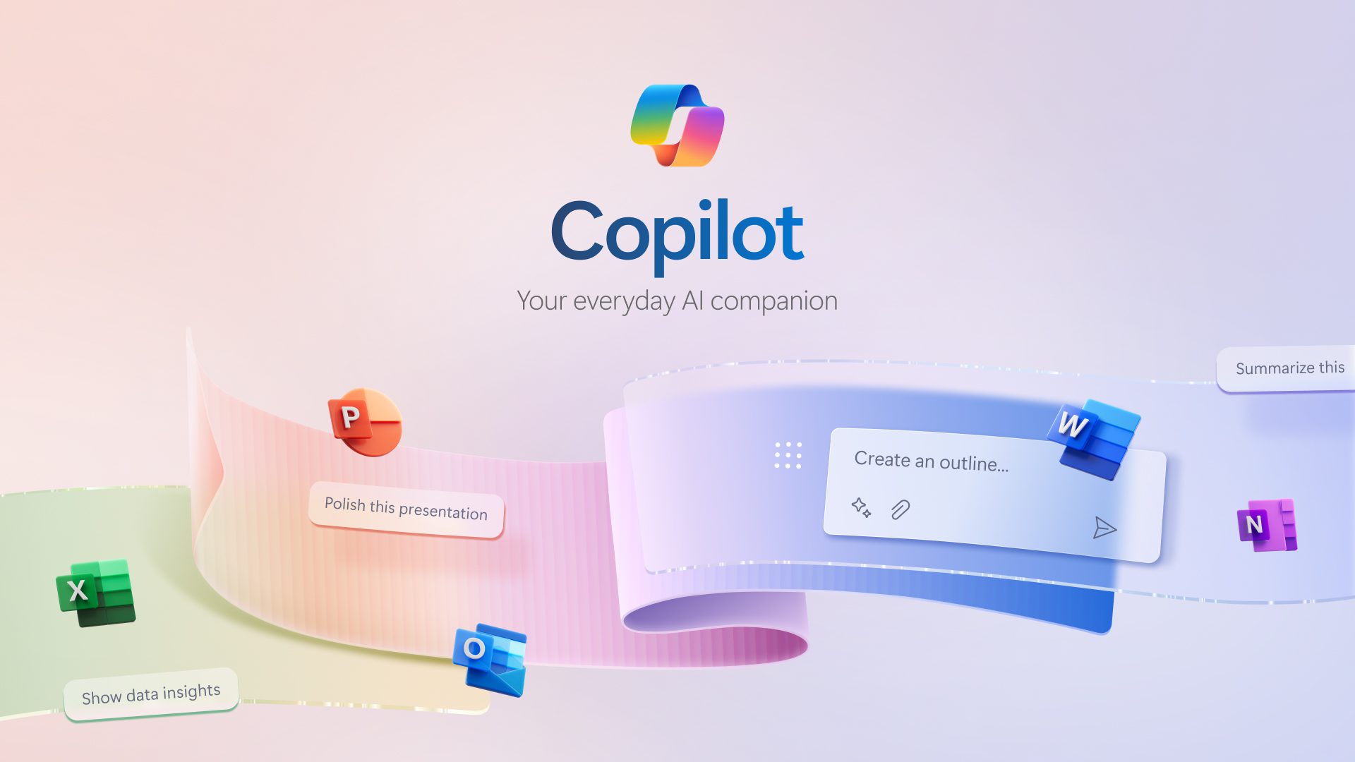 Microsoft 365 Copilot AI tools illustration