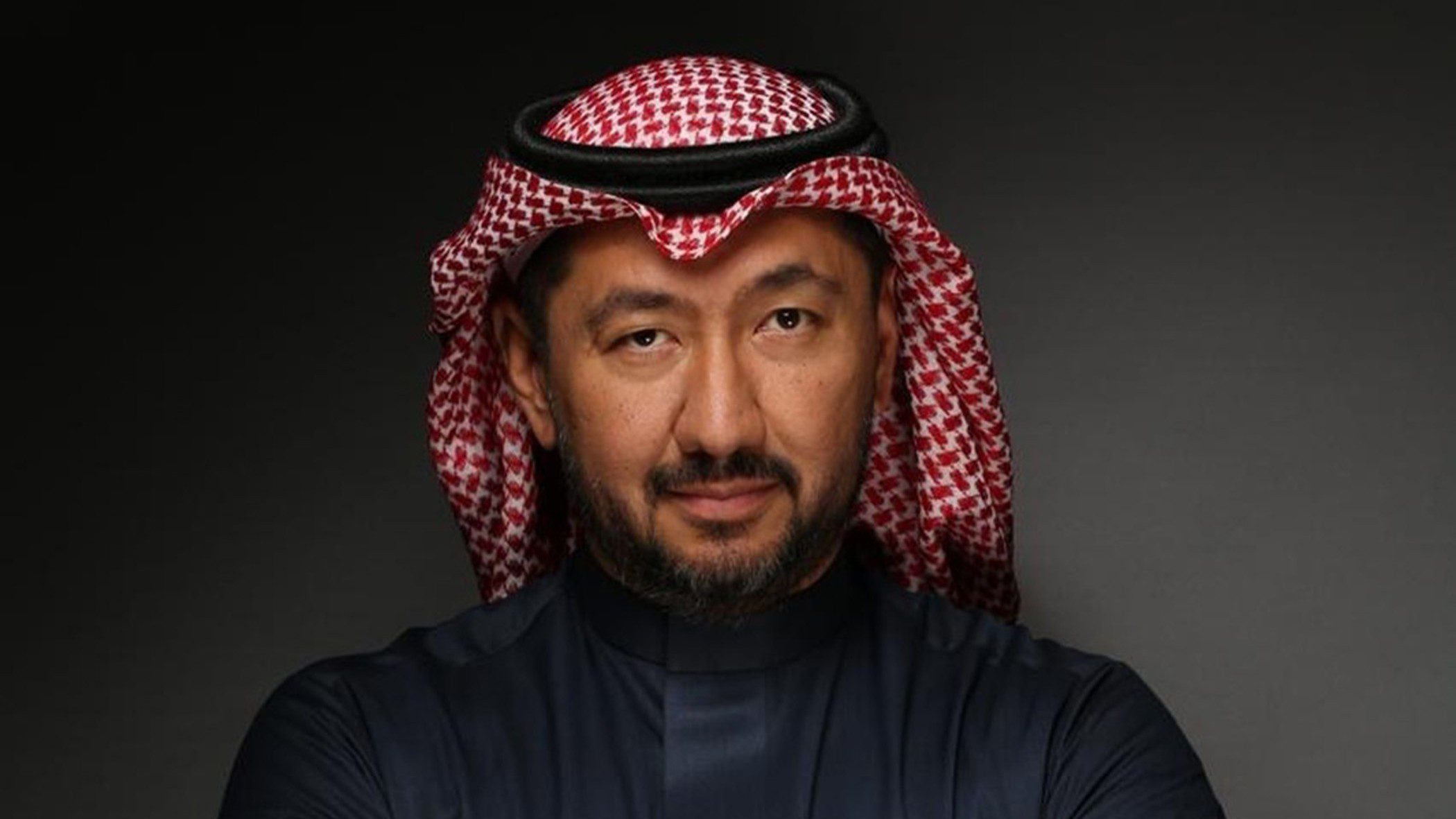 Business leader in traditional attire