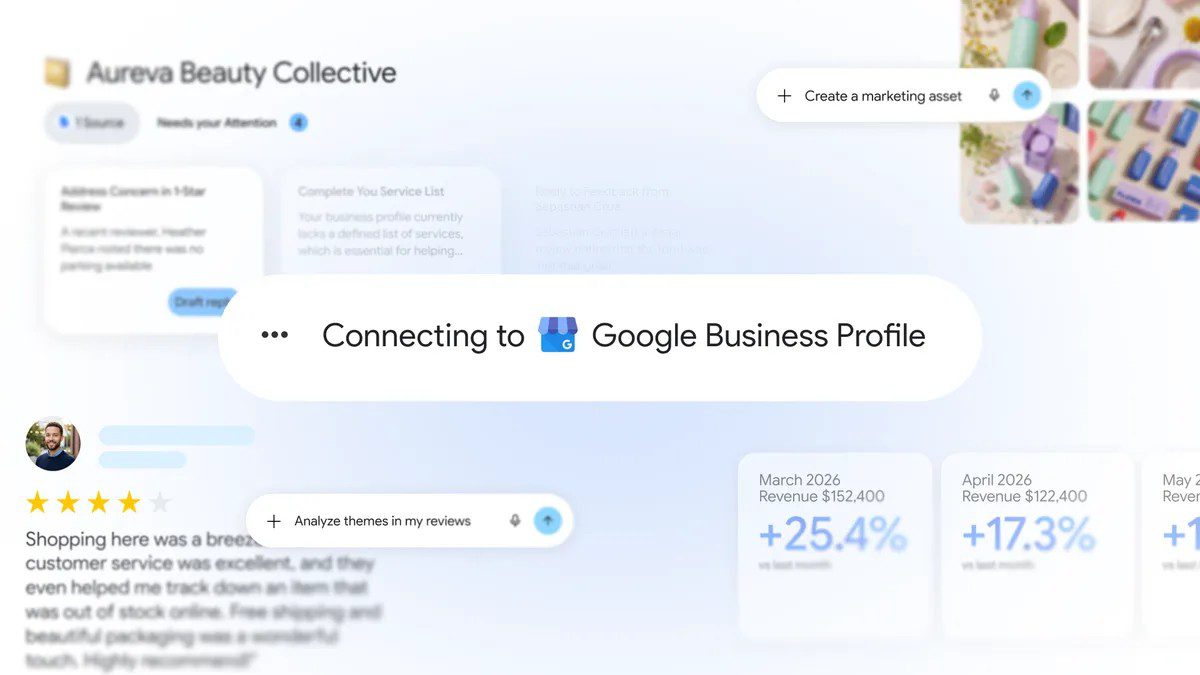 Google Gemini connects with business profiles