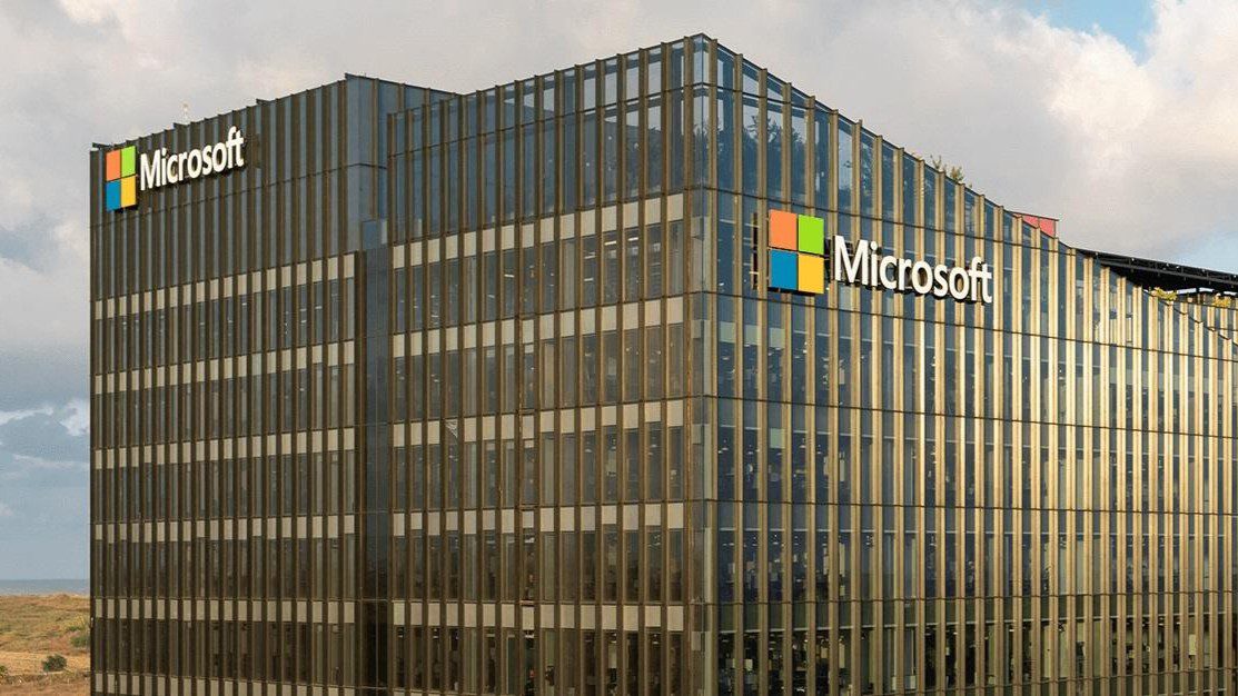 Microsoft office building exterior