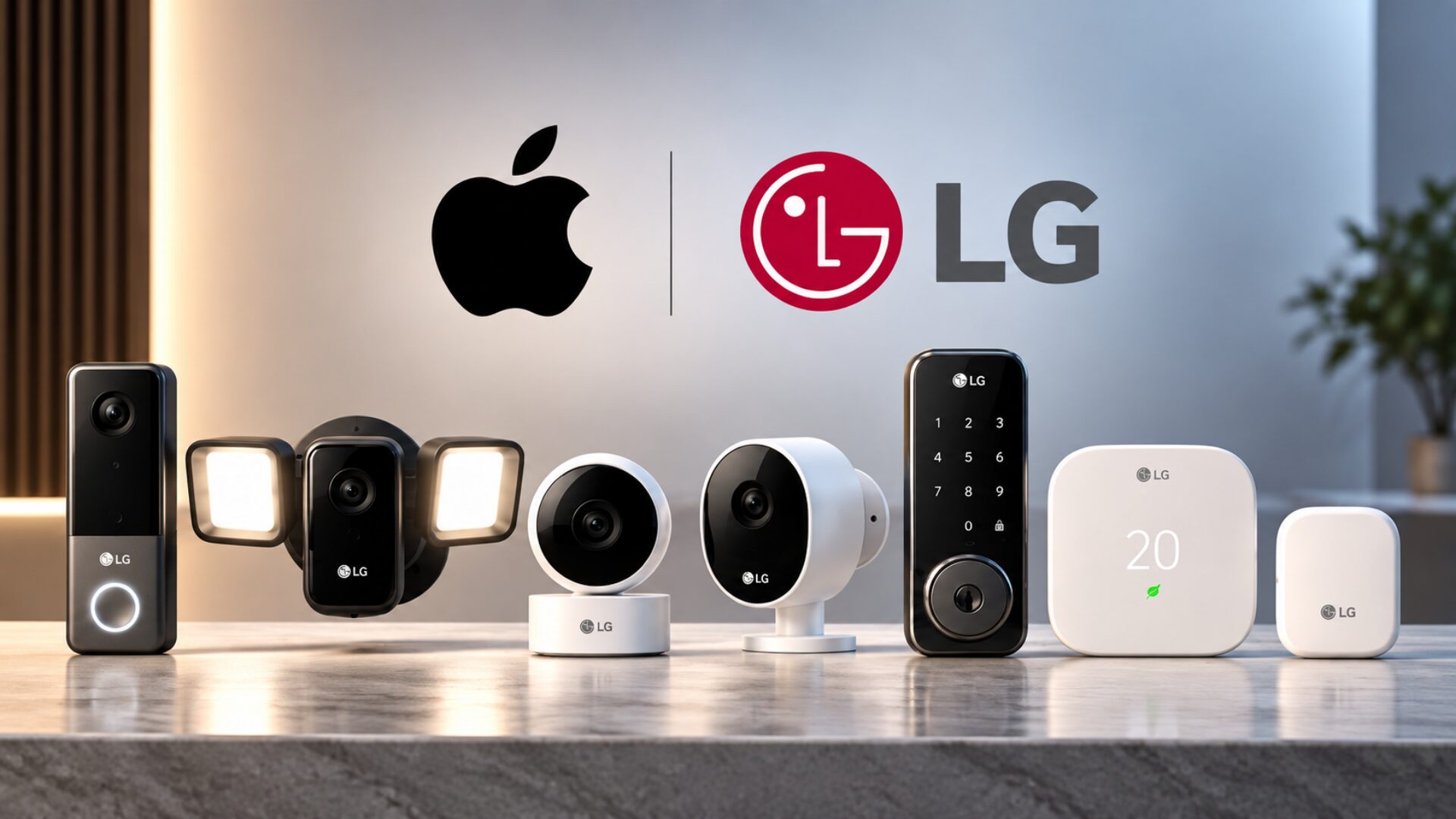 Apple LG smart home devices