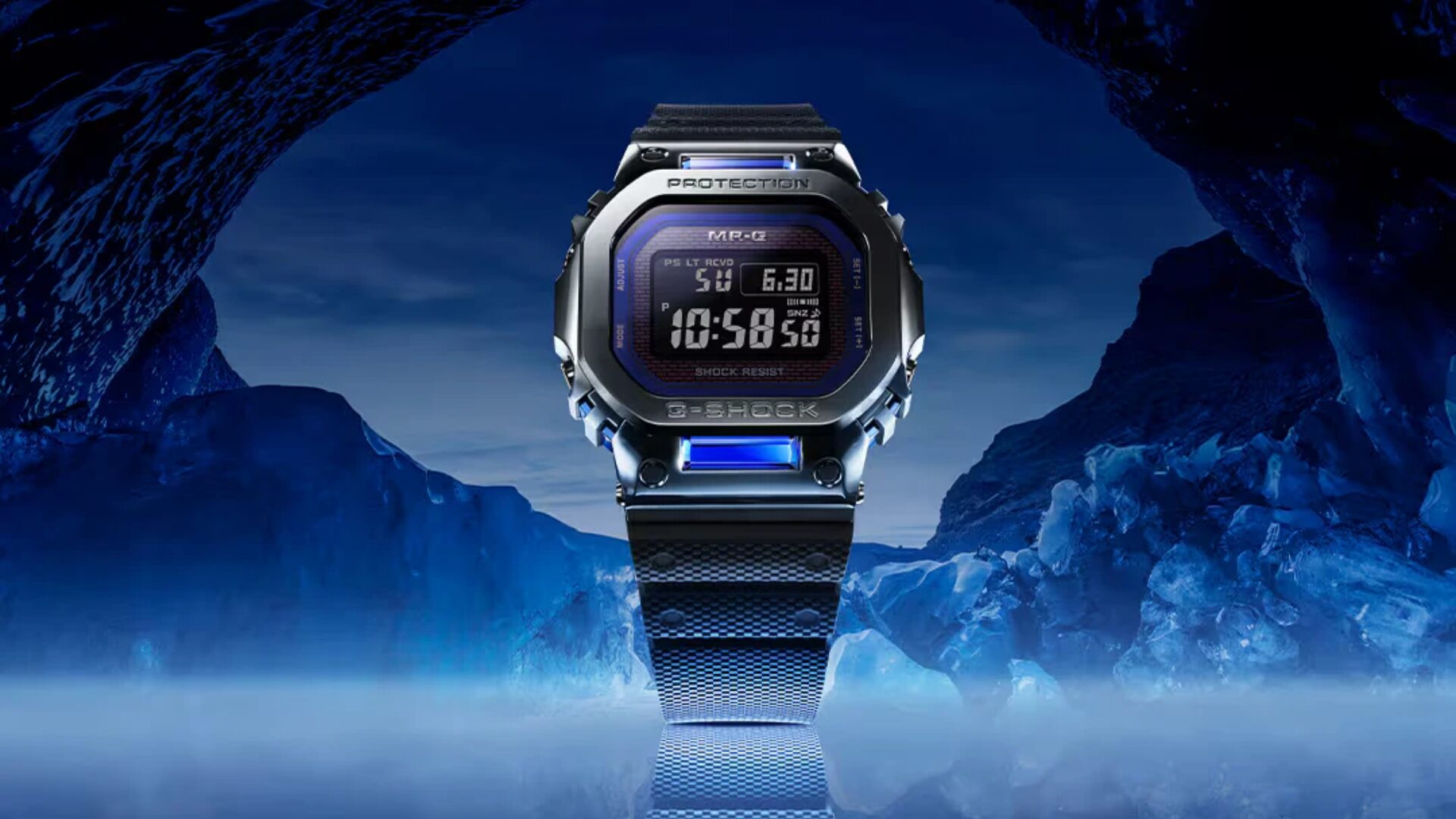 G-Shock MRG-D5000 blue sapphire watch