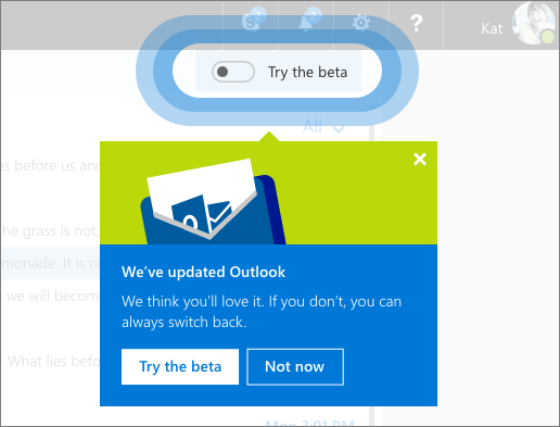 Microsoft Announced New Outlook.com Beta