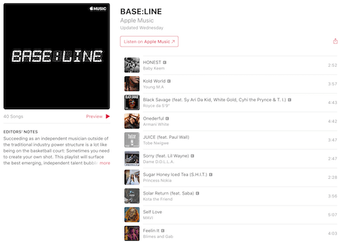 Apple Music Partners with the NBA