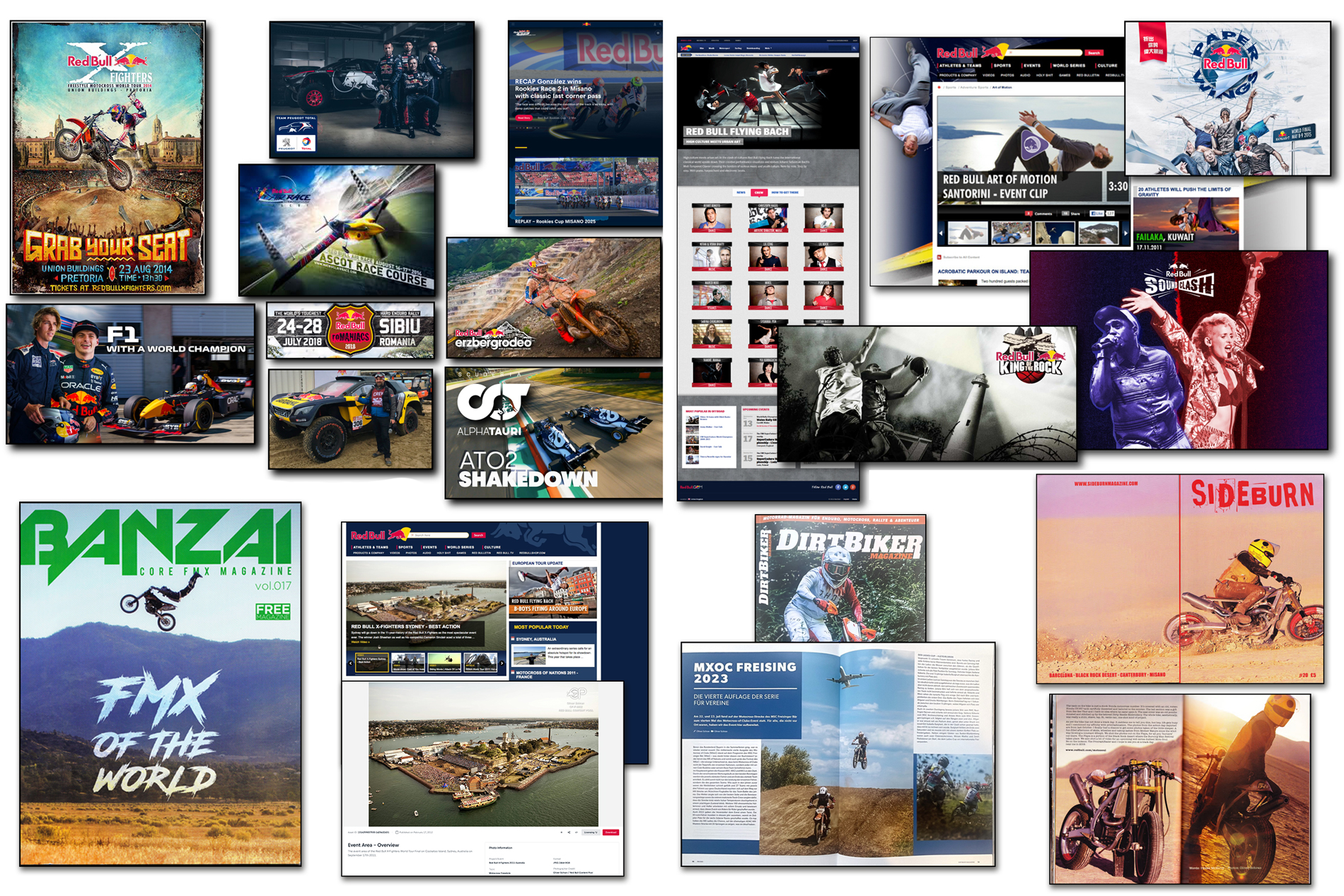 Collage Editorial Work - On and Offline - Oliver Schran - The 3rdlevel Agency