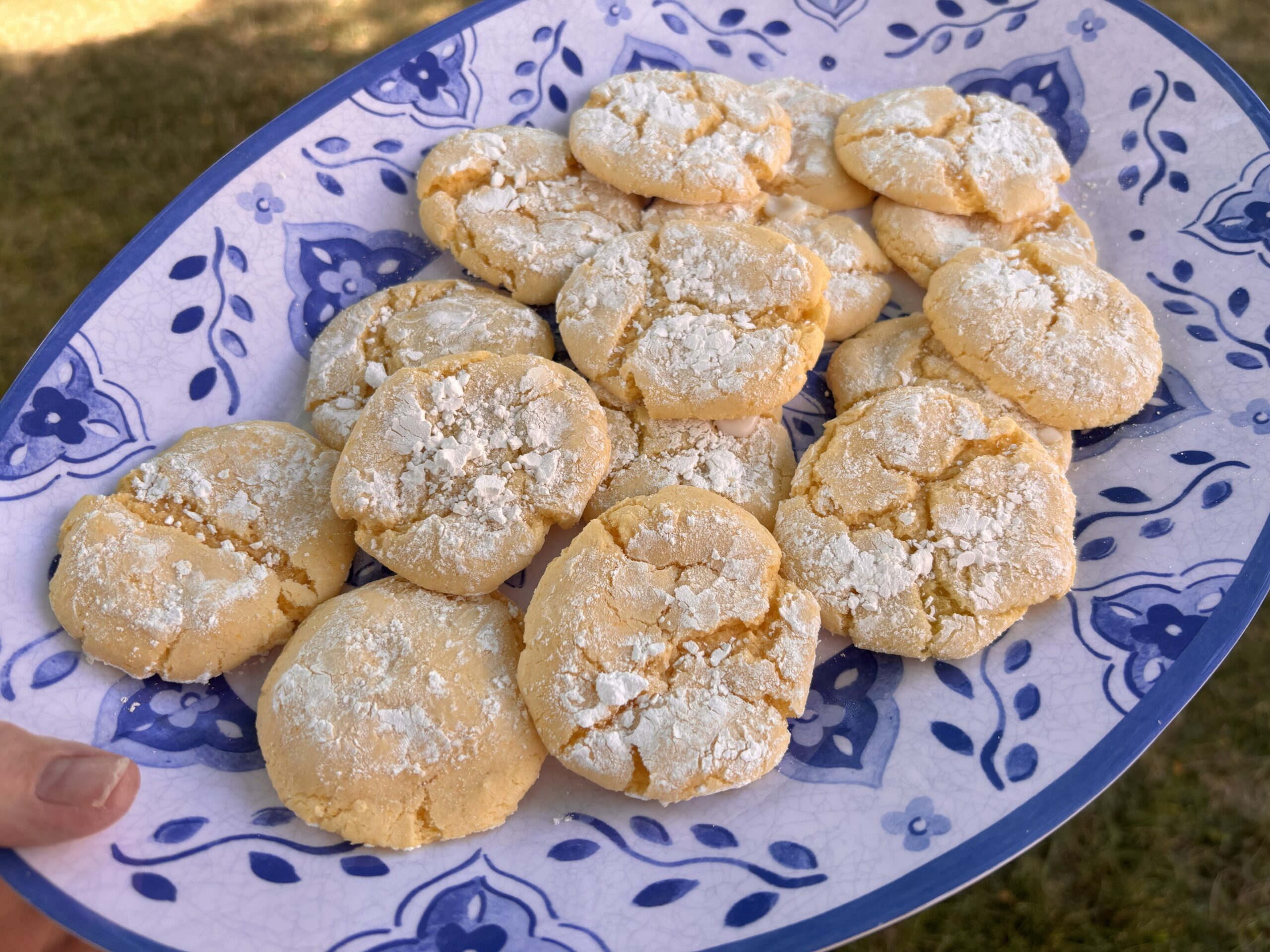 Easy lemon cake mix cookies with lemon glaze