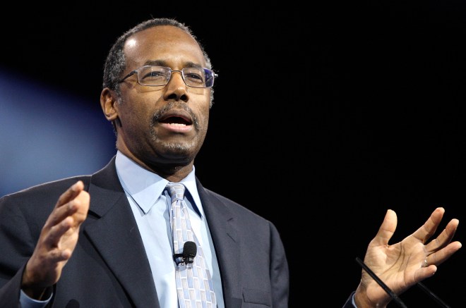 Image #: 21630241 Dr. Benjamin Carson, director of Pediatric Neurosurgery at Johns Hopkins School of Medicine, speaks to the Conservative Political Action Conference (CPAC) in National Harbor, Maryland, March 16, 2013. REUTERS/Jonathan Ernst (UNITED STATES - Tags: POLITICS HEALTH) REUTERS /JONATHAN ERNST /LANDOV