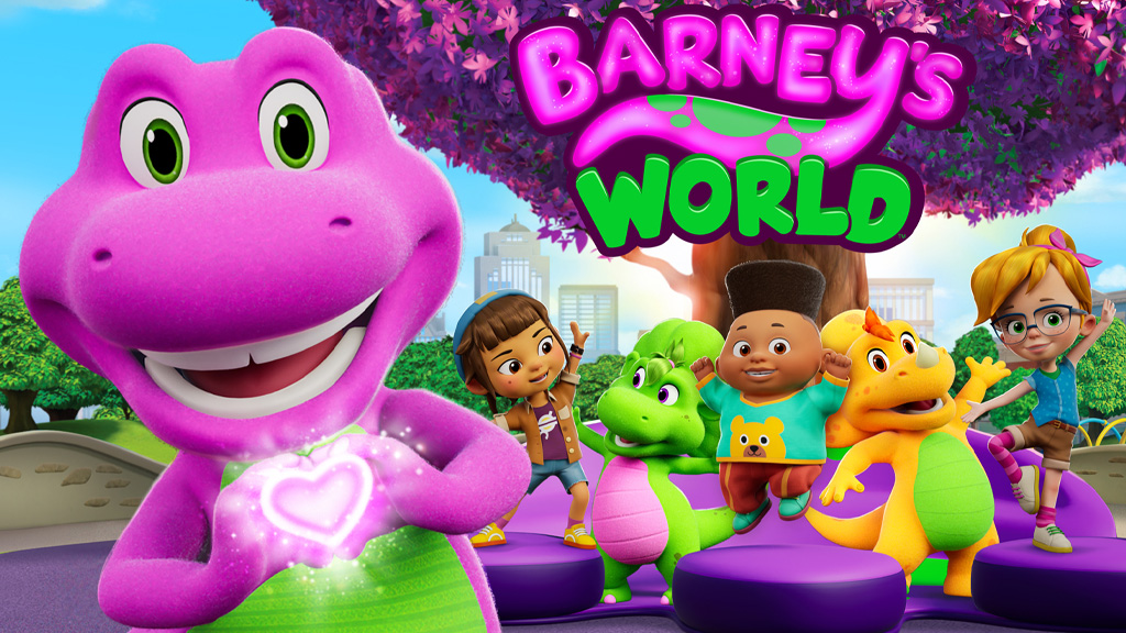 Get A Glimpse Of Barney S Return In New Animated Series Barney S World Mattel 