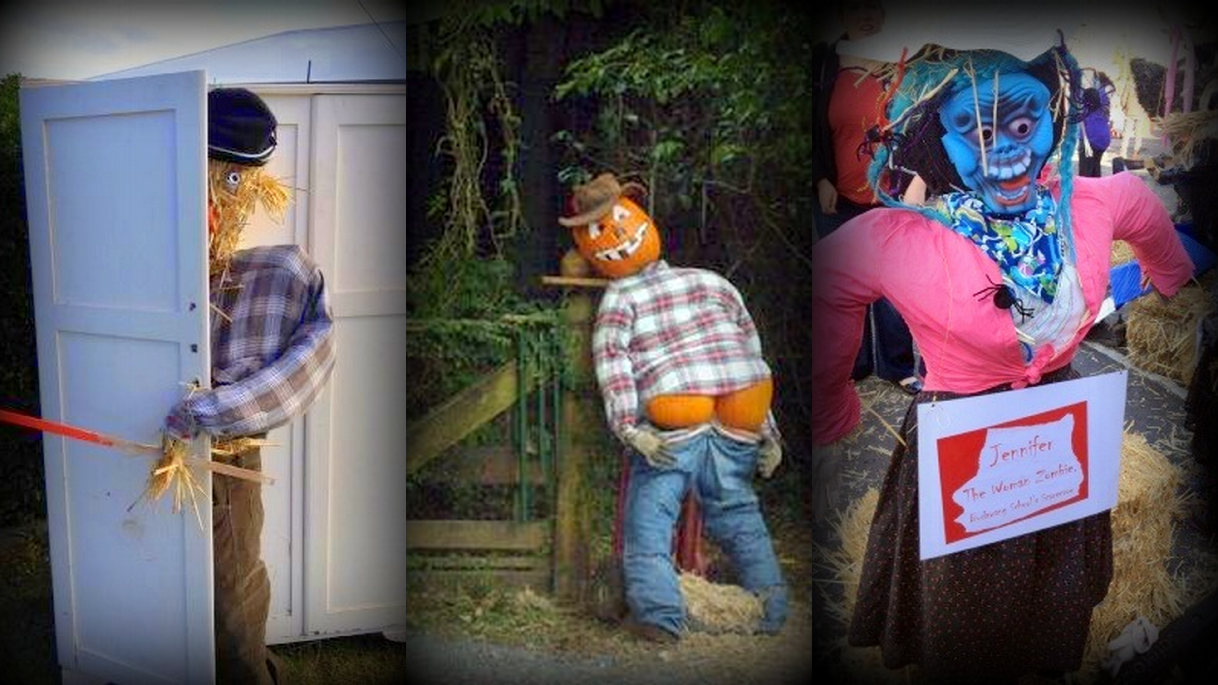 The Milton Scarecrow Festival on our way to our trial trip to Durras, NSW