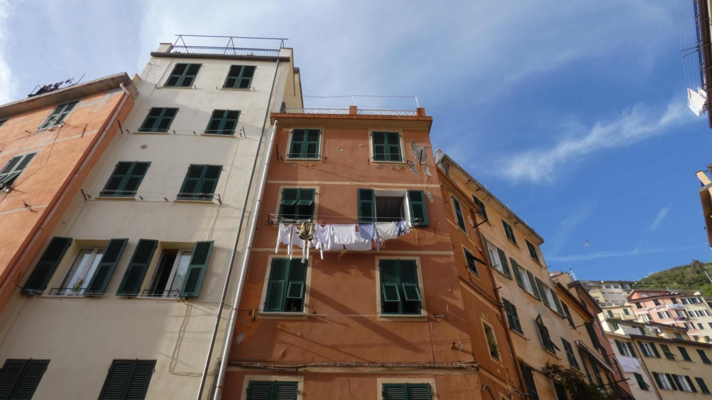 riomaggiore during one day in Cinque Terre