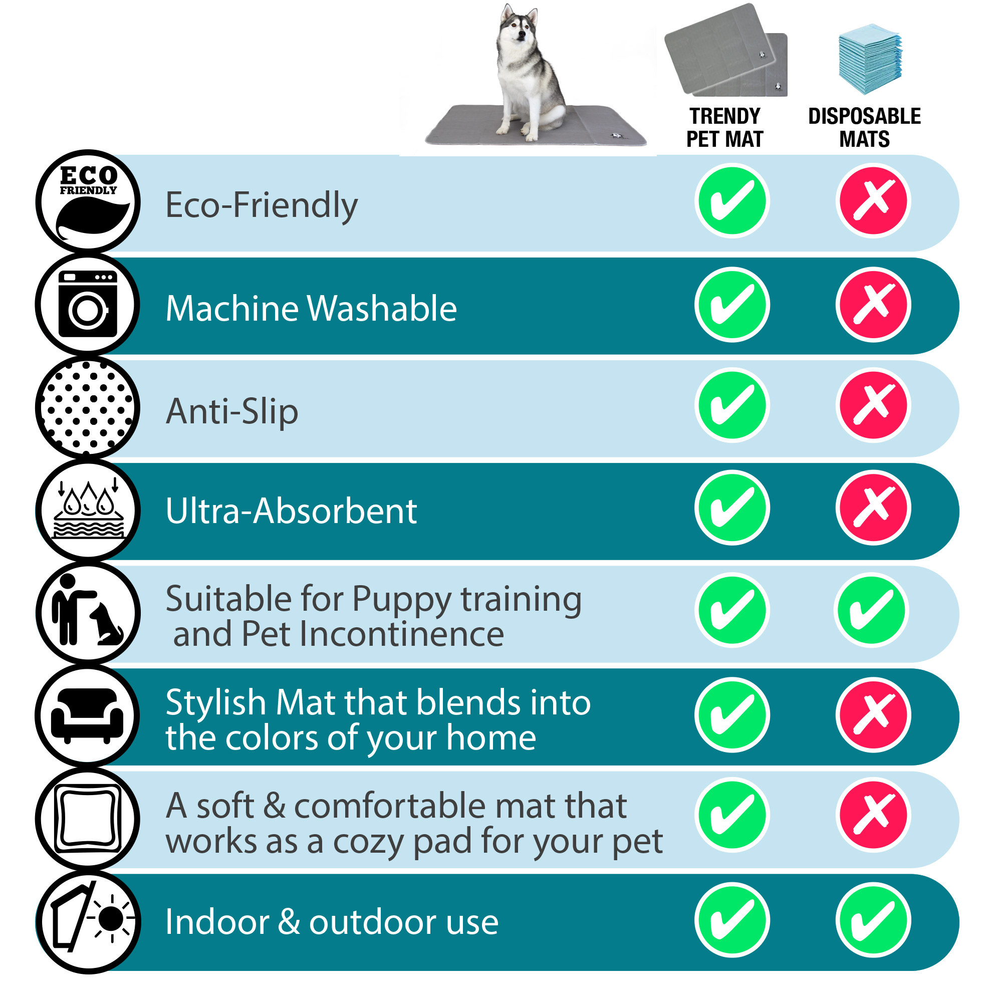 extra large washable pee pads