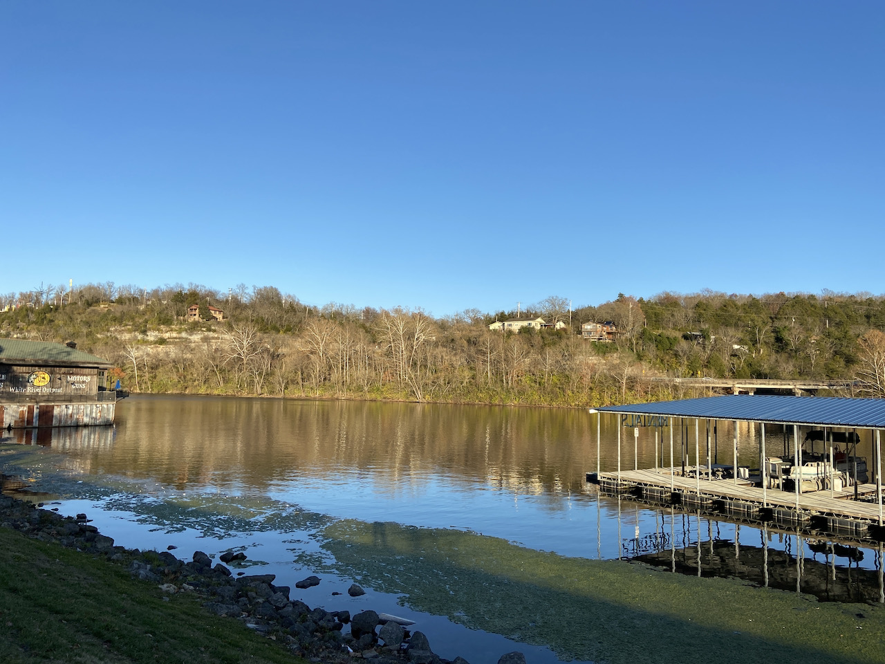 We parked and enjoyed this view at the Landing.