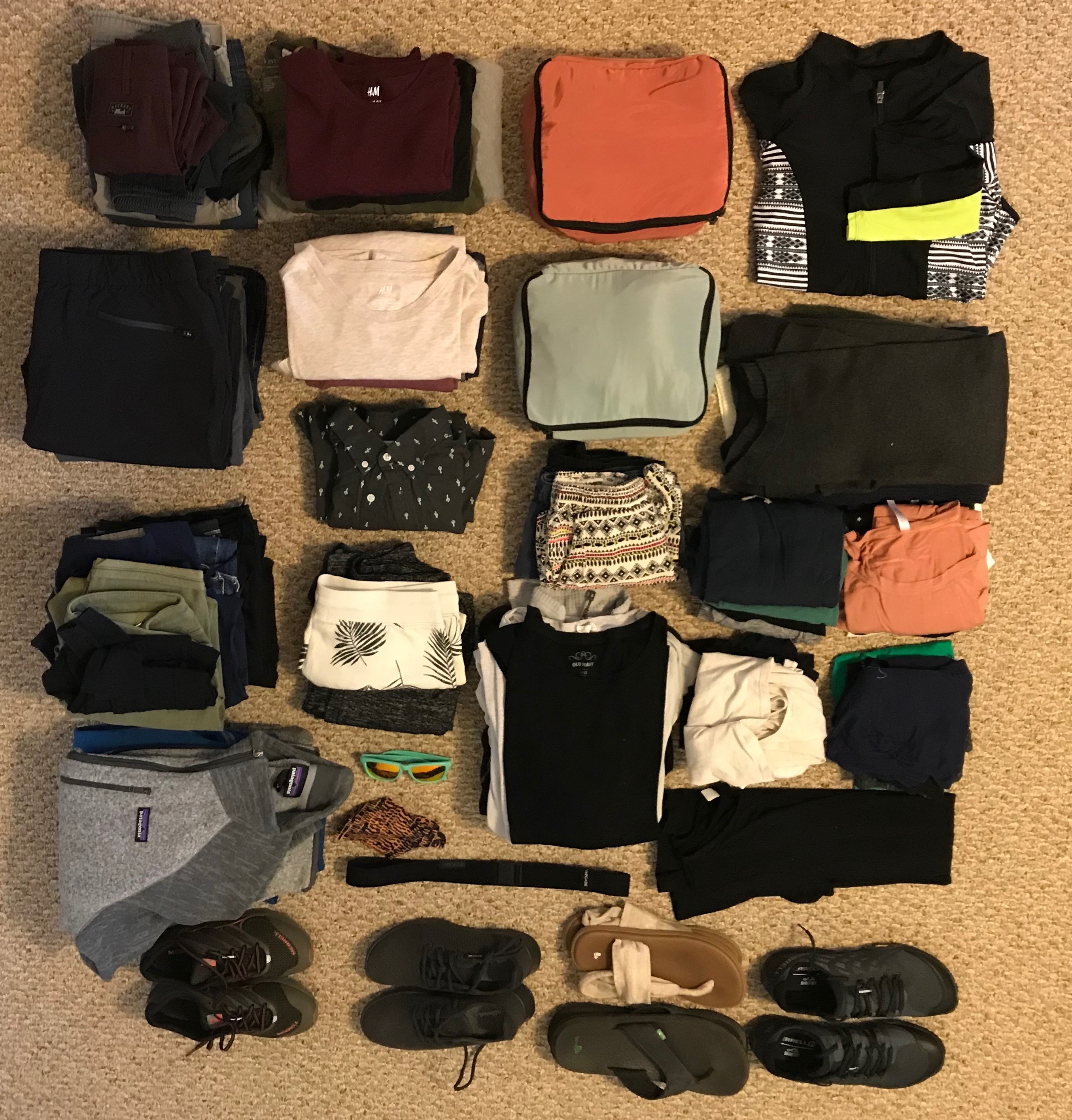 a practice pack is a key part of prep for long-term travel