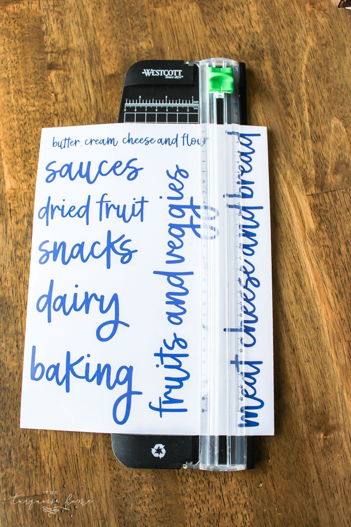 how to create your own pantry labels the turquoise home