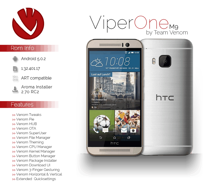 ViperOneM9 1.3.0 ROM