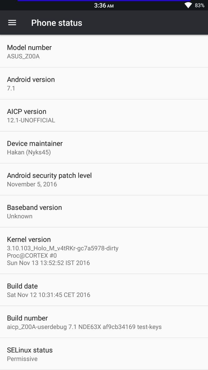 AICP v12.1 ROM