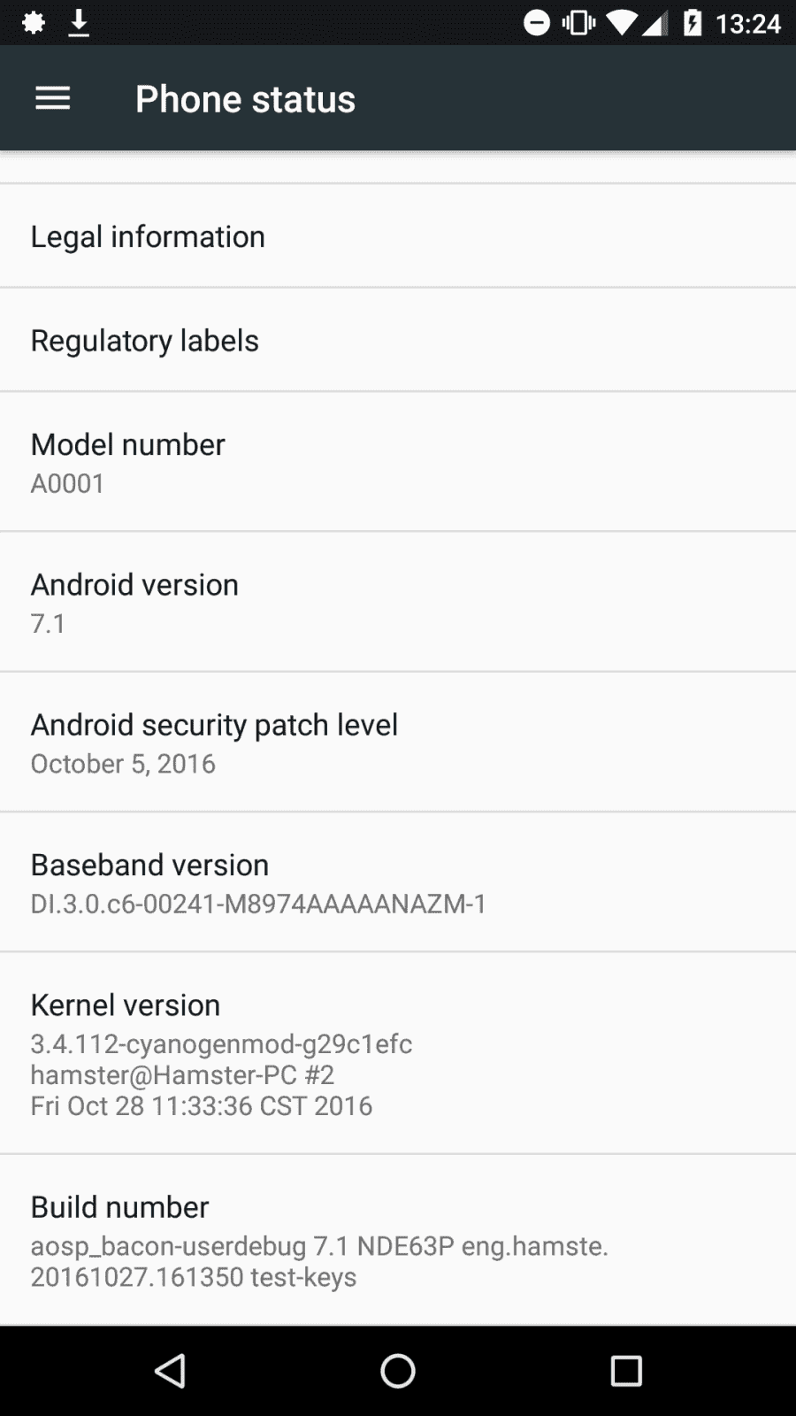 Android Open Source Project ROM
