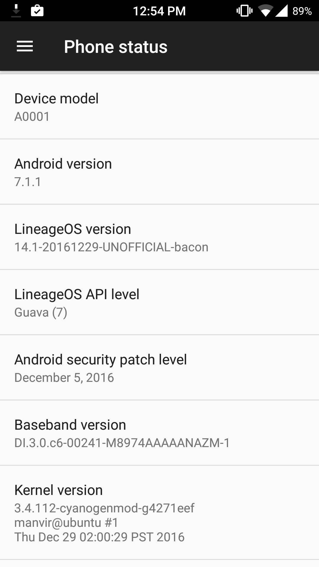 Lineage OS ROM