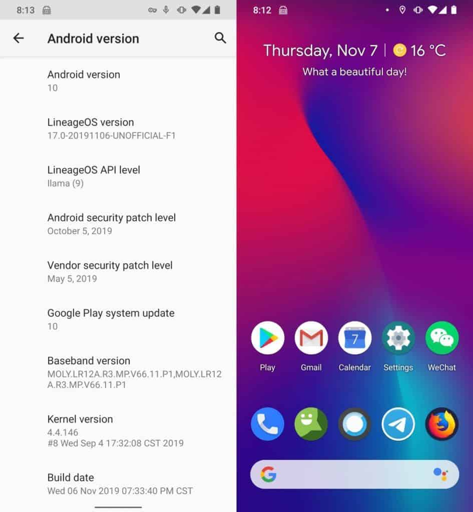 Lineage OS 17.1