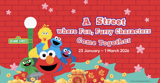Sesame Street meets Chinese New Year at UOL Malls and we’re absolutely here for it